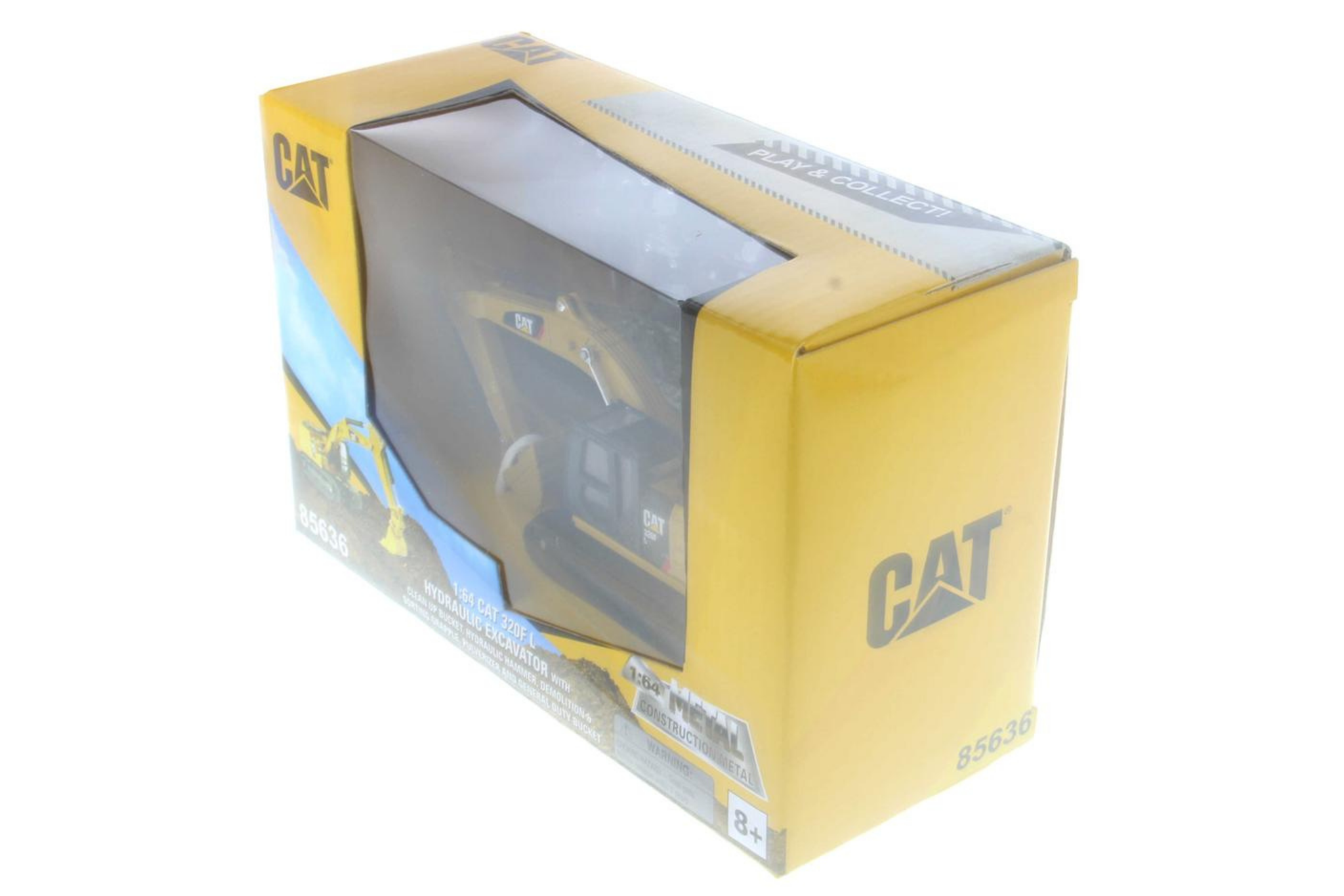 1:64 Cat 320F L 油圧ショベル（新型作業工具5点付き | Diecast Masters